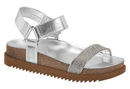 Sandália Feminina Moleca Prateado - 5500.106