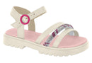 Sandália Infantil Molekinha Branco off - 2344.128