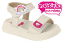 Sandália Infantil Molekinha Branco off - 2733.102
