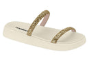 Sandália Feminina Moleca Branco/Dourado - 5507.100