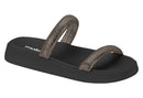 Sandália Feminina Moleca Preto/Metalizado - 5507.101