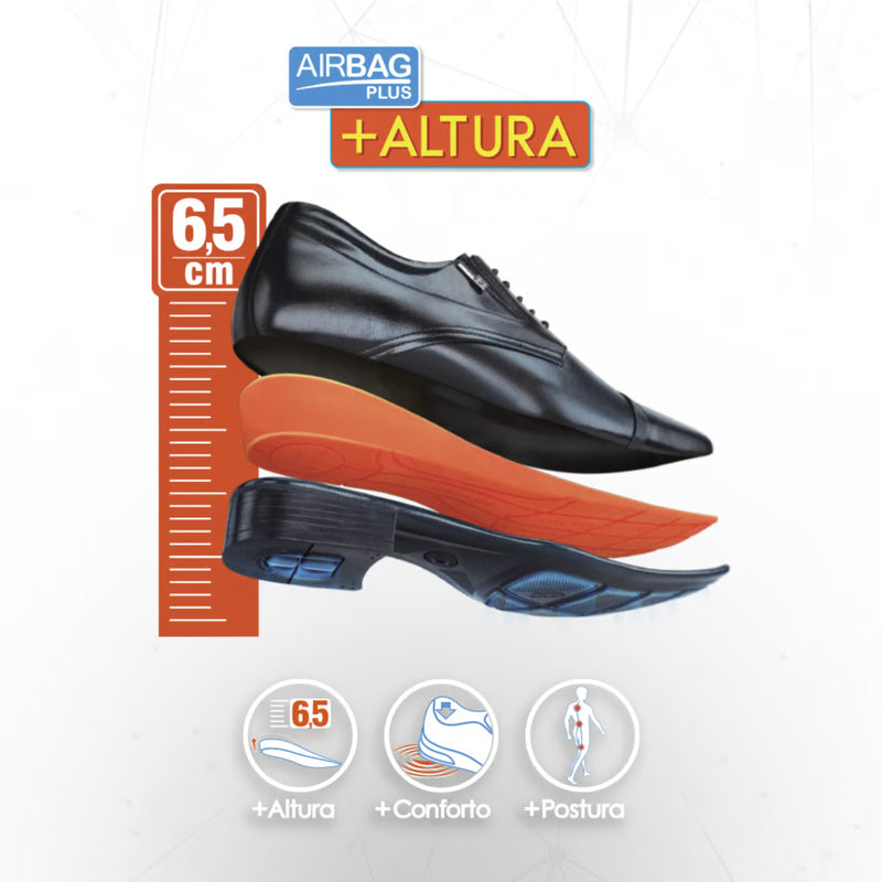 SAPATO SOCIAL JOTAPÊ - AIR WINNER PRETO