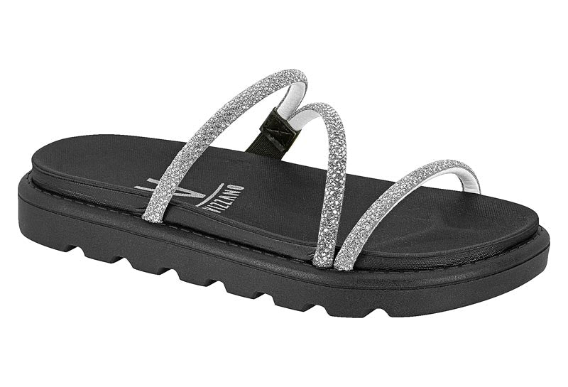 SANDÁLIA VIZZANO 6459.118 - PRETO DIAMANTE