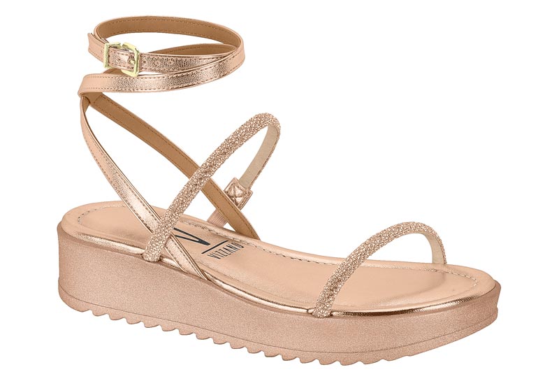 SANDÁLIA VIZZANO 6492.405 - OURO ROSADO