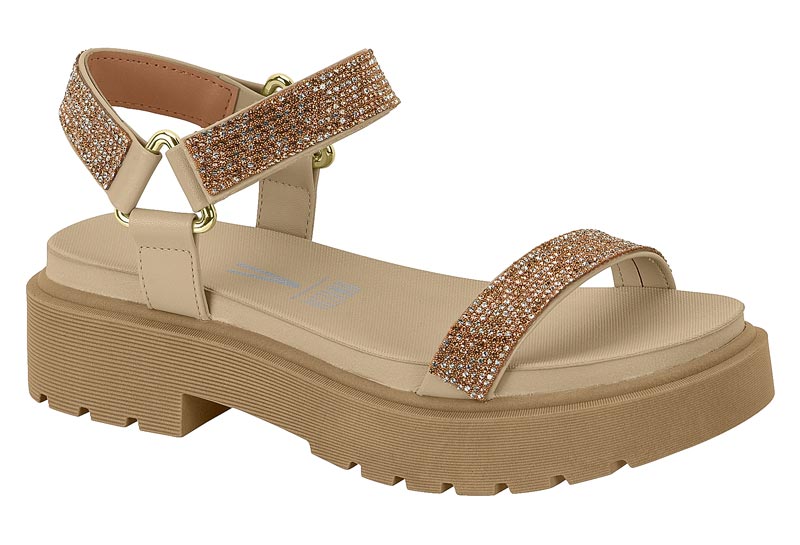 SANDÁLIA VIZZANO 6499.103 - BRONZE CRISTAL