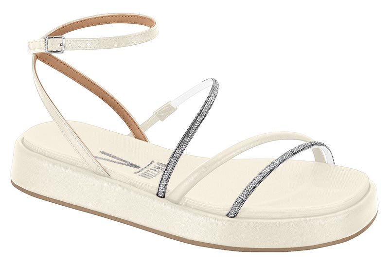 SANDÁLIA VIZZANO 6506.107 - BRANCO OFF
