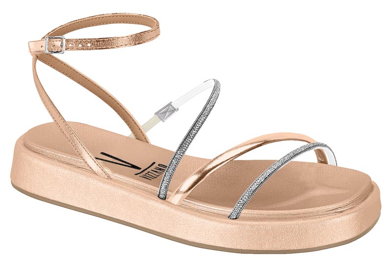 Sandália vizzano ouro rosado - 6506.207