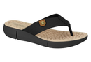 Sandália Feminina Modare Ortopédica Preto/Camel - 7142.106
