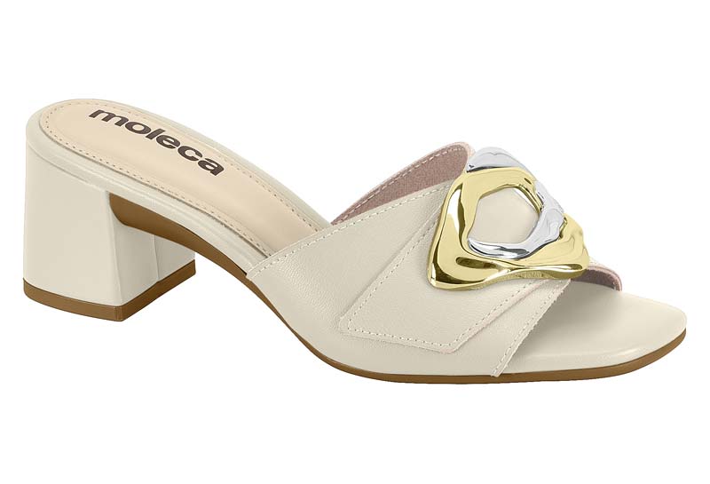 Sandália MOLECA 5496.117 - BRANCO OFF