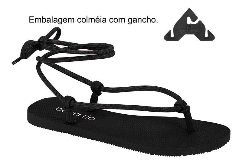 SANDÁLIA BEIRA RIO 8449.905 - PRETO
