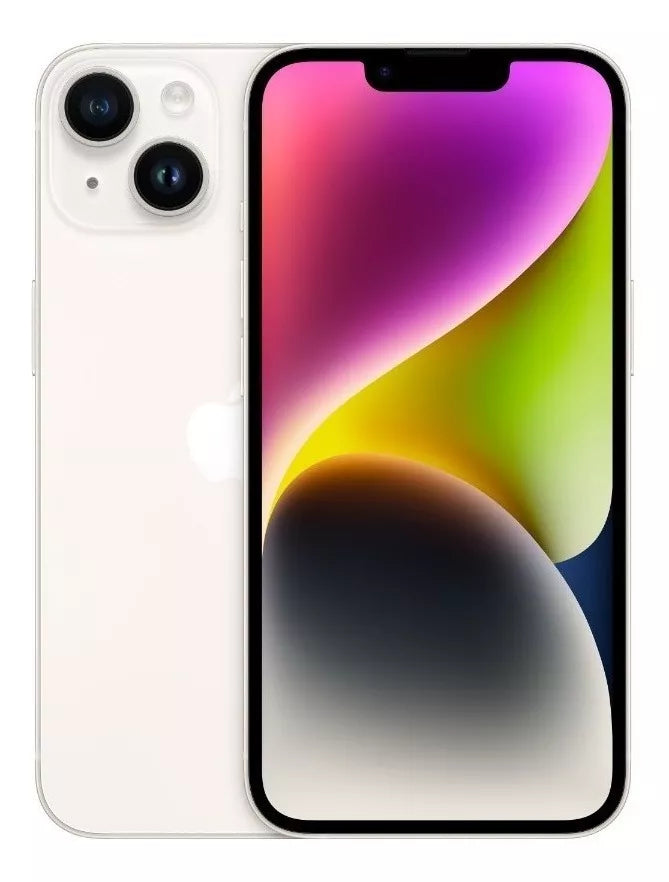 iPhone 14 Apple 128GB Branco Estelar - Tela 6,1” 12MP iOS